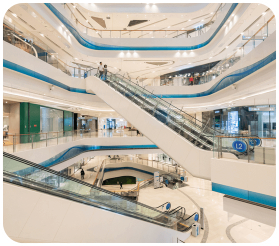 Shopping mall people counting solution
